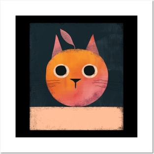 peachy kitty oddity Posters and Art